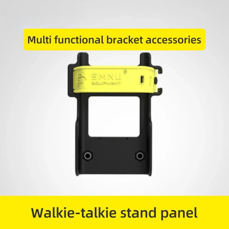 SMNU Classic Series Flexible Motorcycle Walkie Talkie Handlebar Clamp Mount Bike Handlebar Clip Holder for Secure Riding