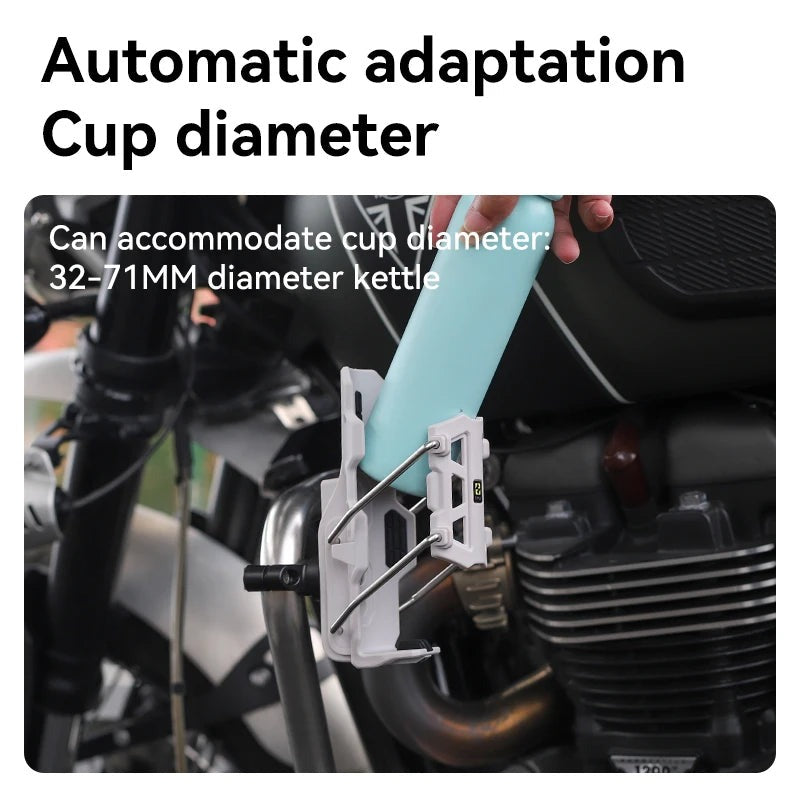 Premium High-Strength Nylon Anti-Lost Bike Bottle Holder for Motorcycle, Guard Bar Universal Bottle Holder Bike