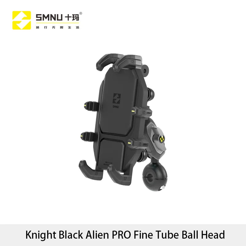 SMNU Durable Aluminum Alloy 360 Degree Rotation Waterproof Motorbike Mobile Phone Holders Bike Phone Mount for Motorcycle Bike