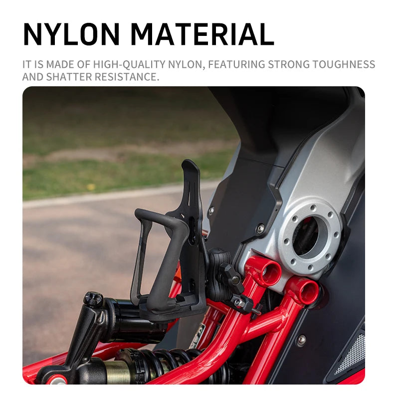 SMNU Classic 2-in-1 Aluminum Alloy Universal Fit Motorcycle & for Cup Holder with Adjustable Design