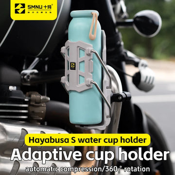 Premium High-Strength Nylon Anti-Lost Bike Bottle Holder for Motorcycle, Guard Bar Universal Bottle Holder Bike