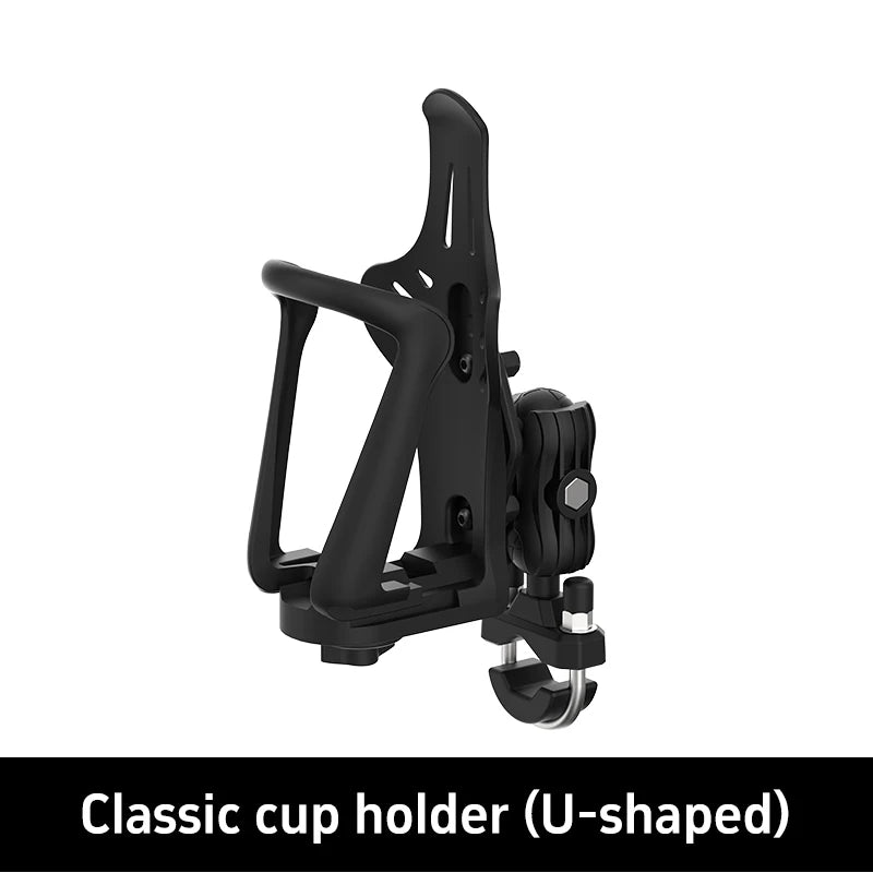 SMNU Classic 2-in-1 Aluminum Alloy Universal Fit Motorcycle & for Cup Holder with Adjustable Design