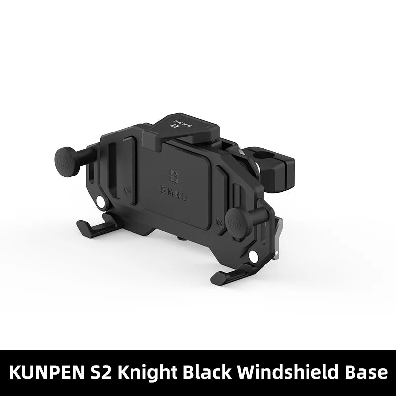 SMNU Kunpeng S2 Air Suspension Damping Marine Grade Aluminum Alloy Waterproof Bike Phone Holder Motorcycle Phone Holder
