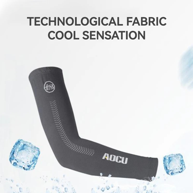 SMNU Aocu New Cycling Unisex Sun protection Ice Sleeves Arm Sleeves Cooling Material Mountain Sportswear Armgear
