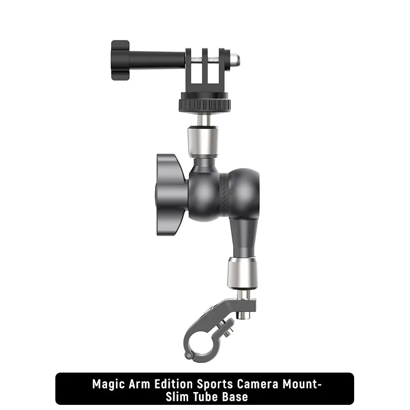 SMNU Magic Arm Edition Marine-Grade Aluminium One-Handed Operation Flexible Damping Camera Holder for Motorcycles