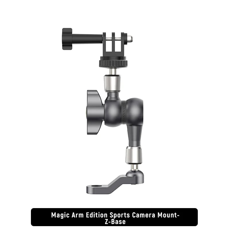 SMNU Magic Arm Edition Marine-Grade Aluminium One-Handed Operation Flexible Damping Camera Holder for Motorcycles