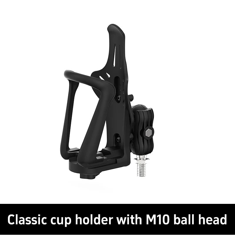 SMNU Classic 2-in-1 Aluminum Alloy Universal Fit Motorcycle & for Cup Holder with Adjustable Design