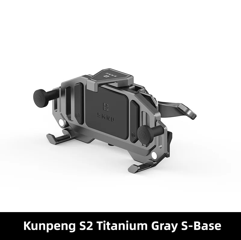 SMNU Kunpeng S2 Air Suspension Damping Marine Grade Aluminum Alloy Waterproof Bike Phone Holder Motorcycle Phone Holder