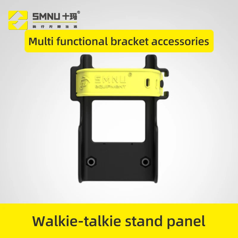 SMNU Classic Series Flexible Motorcycle Walkie Talkie Handlebar Clamp Mount Bike Handlebar Clip Holder for Secure Riding