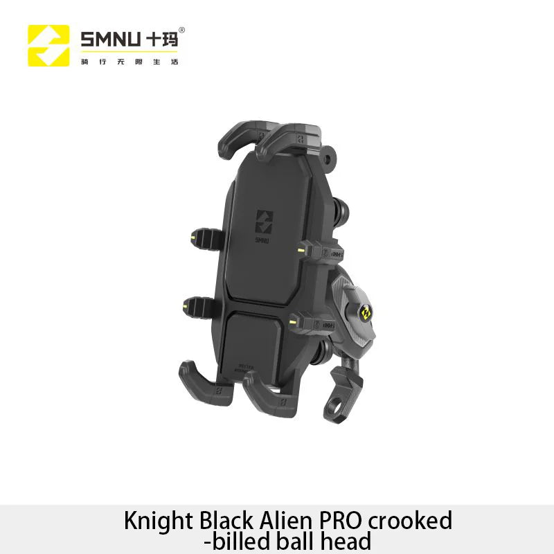 SMNU Durable Aluminum Alloy 360 Degree Rotation Waterproof Motorbike Mobile Phone Holders Bike Phone Mount for Motorcycle Bike