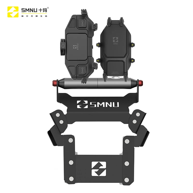 SMNU Universal Motorcycle GPS Smart Phone Navigation Mount Bracket Adapter Holder Support Expansion Frame for Honda Forza350