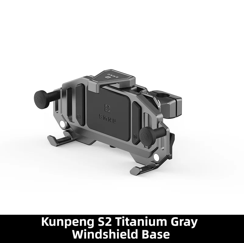 SMNU Kunpeng S2 Air Suspension Damping Marine Grade Aluminum Alloy Waterproof Bike Phone Holder Motorcycle Phone Holder