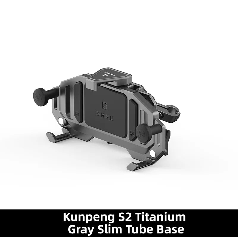 SMNU Kunpeng S2 Air Suspension Damping Marine Grade Aluminum Alloy Waterproof Bike Phone Holder Motorcycle Phone Holder