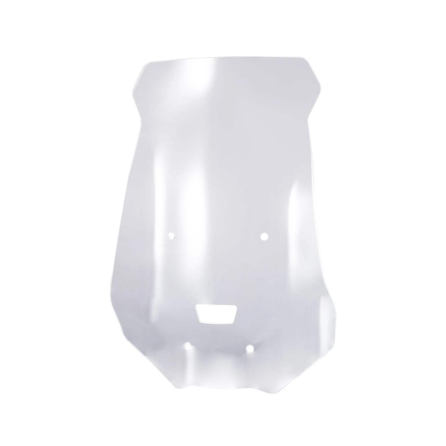 SMNU New Design PC Acrylic Front Motorcycle Windshield with Protection & Decoration Smoky Gray/Transparent for High Speed Riding