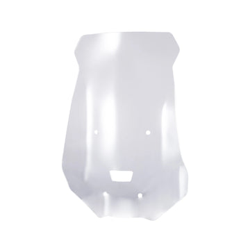SMNU Pare-brise avant de moto en acrylique PC nouveau design avec protection et décoration gris fumé/transparent pour conduite à grande vitesse