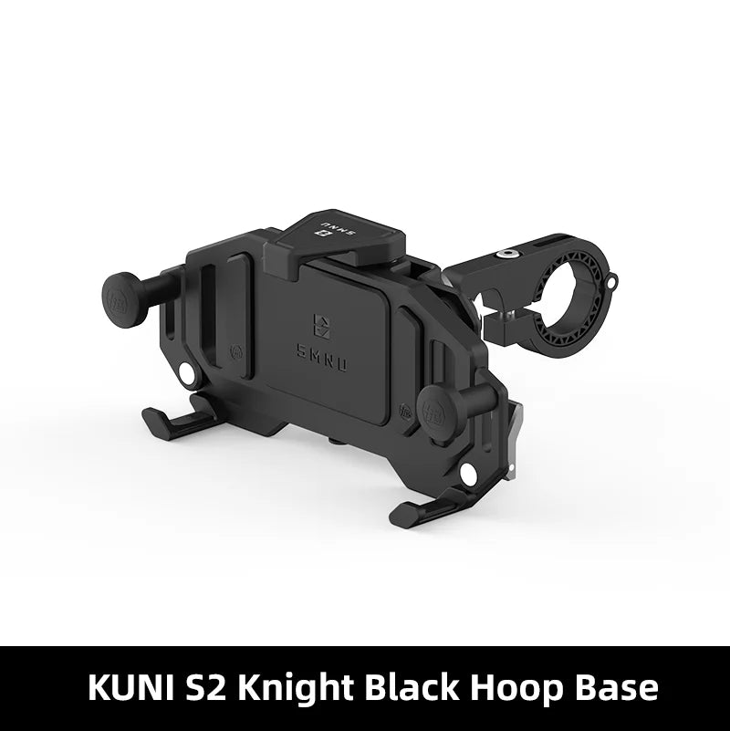 SMNU Kunpeng S2 Air Suspension Damping Marine Grade Aluminum Alloy Waterproof Bike Phone Holder Motorcycle Phone Holder