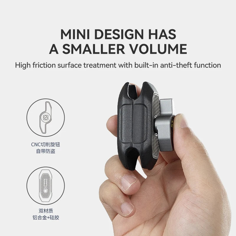 SMNU 360 Degree Rotation Bike Phone Mount Bike With Phone Case Magnetic Automatic Alignment Bike Phone Holder Waterproof