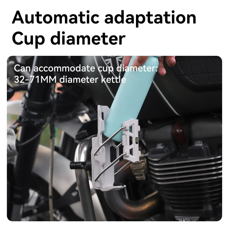 Premium High-Strength Nylon Anti-Lost Bike Bottle Holder for Motorcycle, Guard Bar Universal Bottle Holder Bike