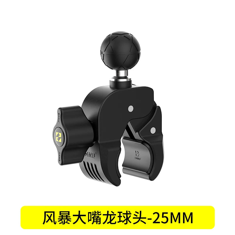 SMNU Aluminum Alloy Flexible Action Camera Handlebar Holder for Motorcycle/Bicycle Riding Photography