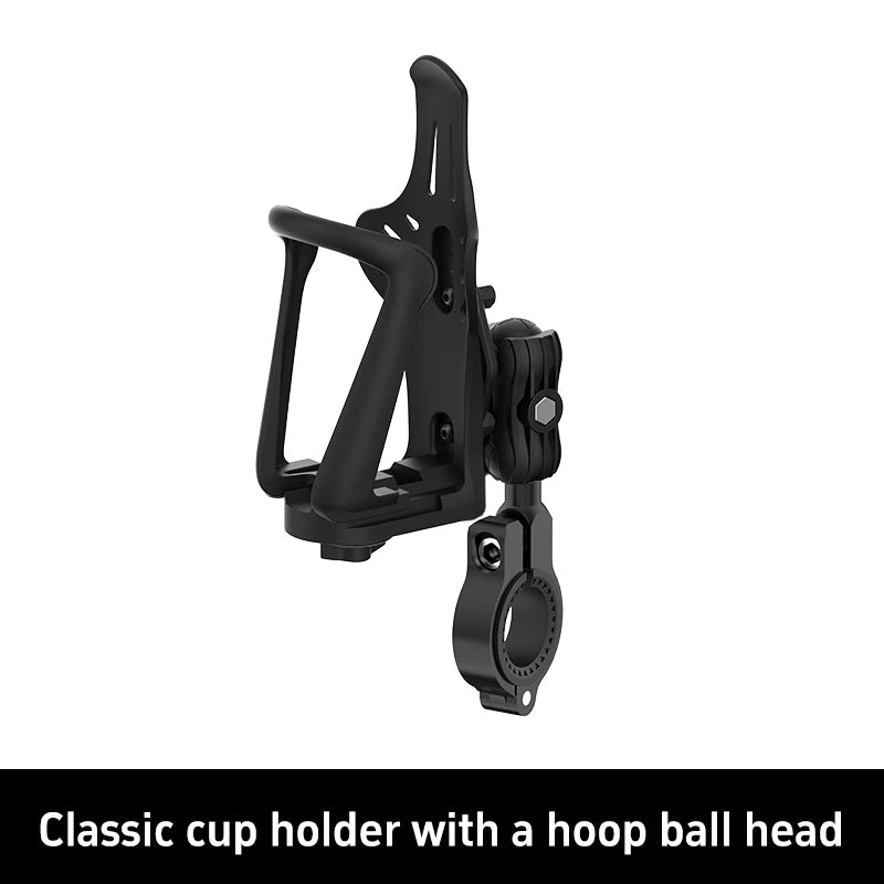 SMNU Classic 2-in-1 Aluminum Alloy Universal Fit Motorcycle & for Cup Holder with Adjustable Design