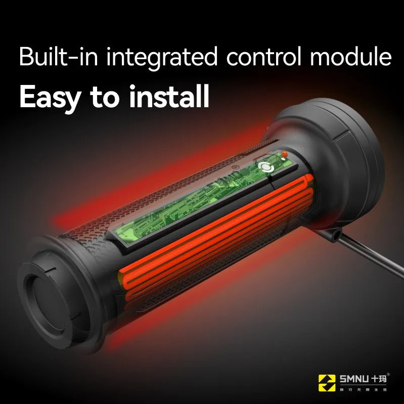 SMNU Black Handle Winter Motorcycle Electric Heating Controls 13-18V Temperature Adjustable Modified Multi-Gear Heating