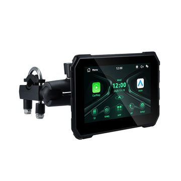 Wireless CarPlay Moto Android Auto Portable Digital Motorcycle Dashboard GPS Navigation Screen 5 inch Dustproof Waterproof  TMPS