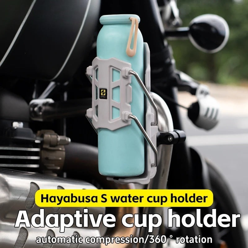 Premium High-Strength Nylon Anti-Lost Bike Bottle Holder for Motorcycle, Guard Bar Universal Bottle Holder Bike